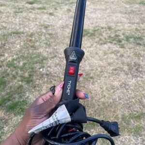 Tyche Black Power Cord with White Warning Tag